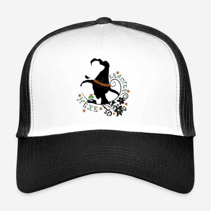 Herbal Witch Witch Nature Herbs Wild Plants Organic Trucker Cap