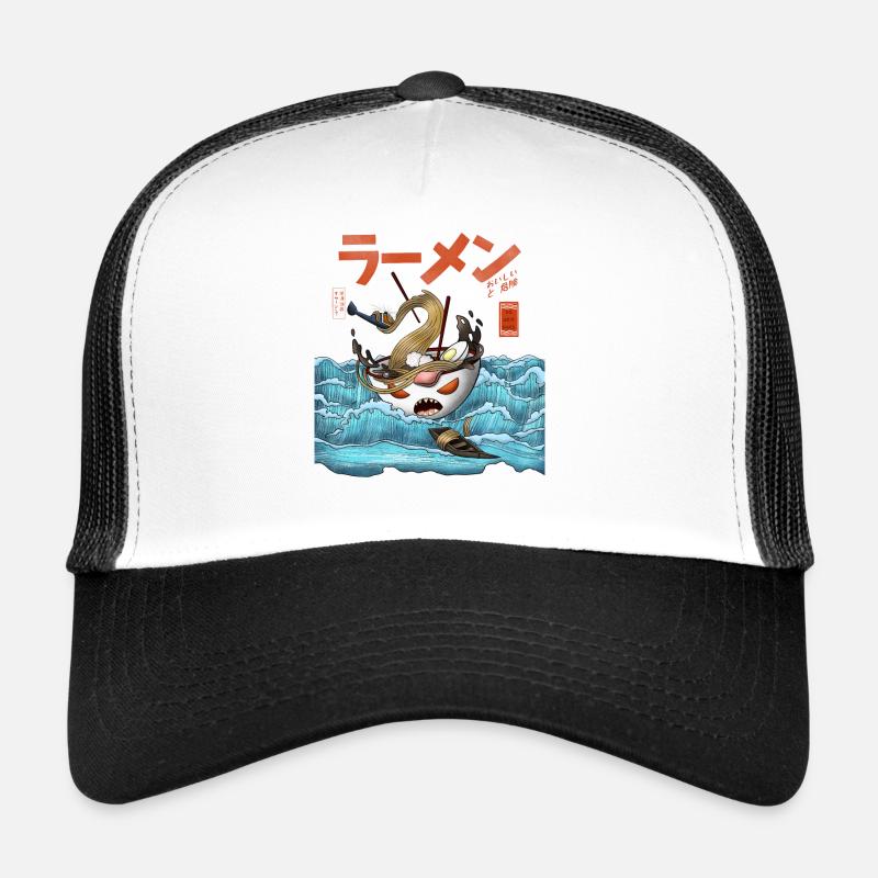 Ramen - Trucker Cap - Weiß/Schwarz