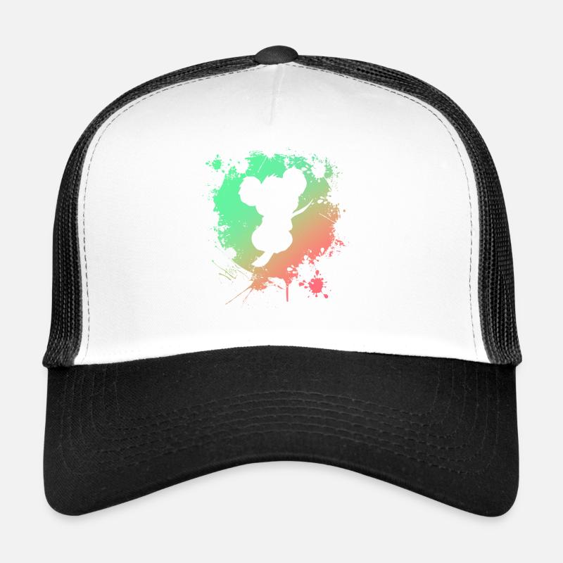 Koala - Trucker Cap - Weiß/Schwarz