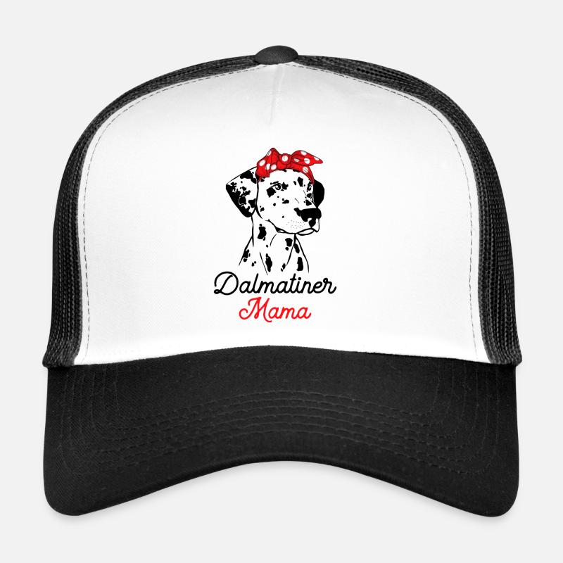 Dalmatiner - Trucker Cap - Weiß/Schwarz
