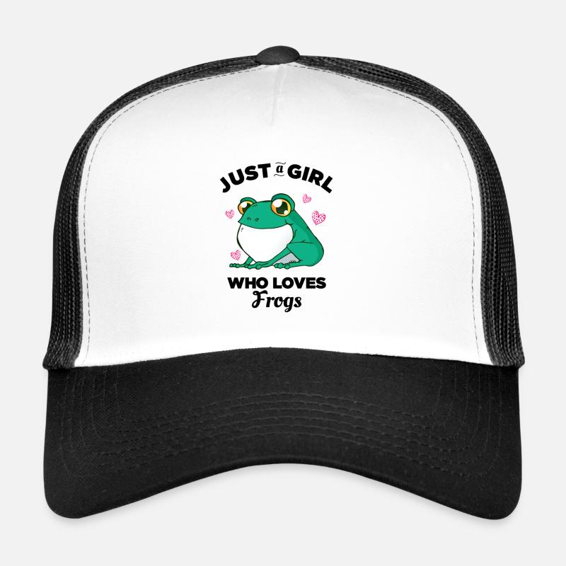 Juste une fille qui aime les grenouilles Casquette trucker 