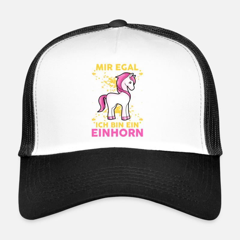 Mir Egal Ich Bin Ein Einhorn Fabelwesen Statement Trucker Cap