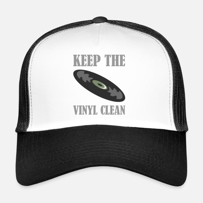 Record keep the vinyl clean Trucker Cap