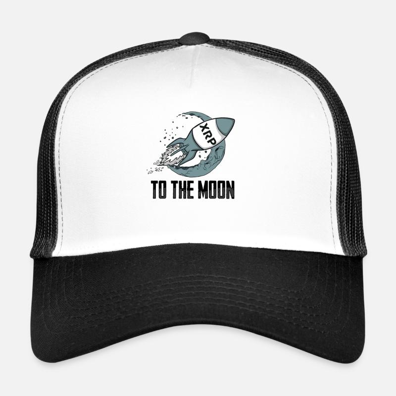 XRP A la lune XRP Ripple Crypto Crypto Casquette trucker 