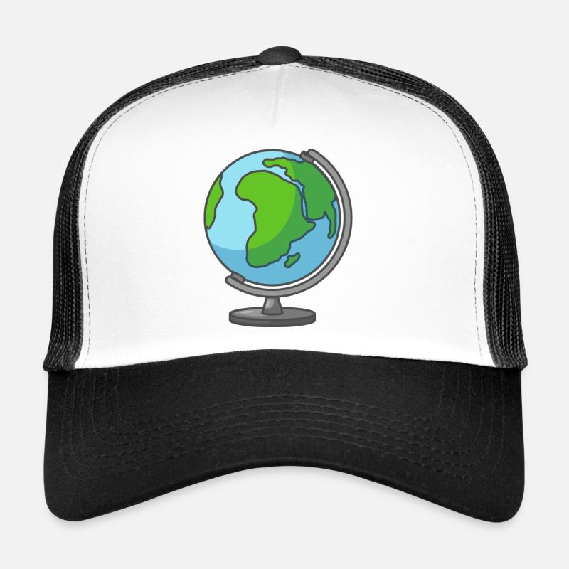 Globe Earth World Globe Globe Trucker Cap