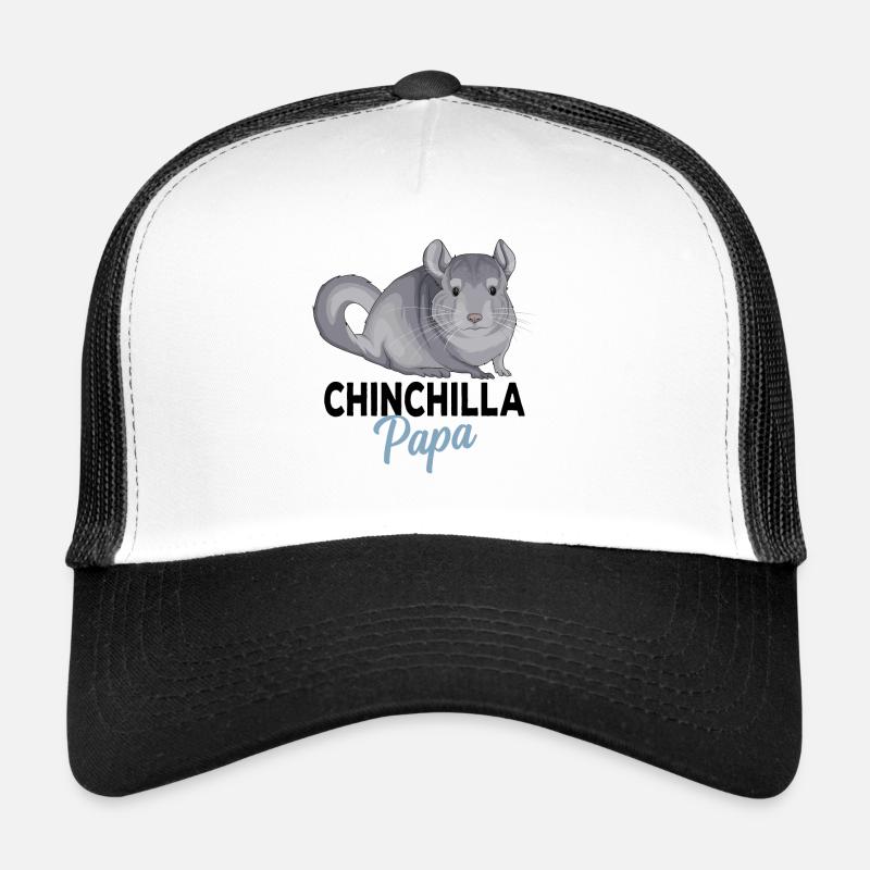 chinchilla - Trucker Cap - white/black