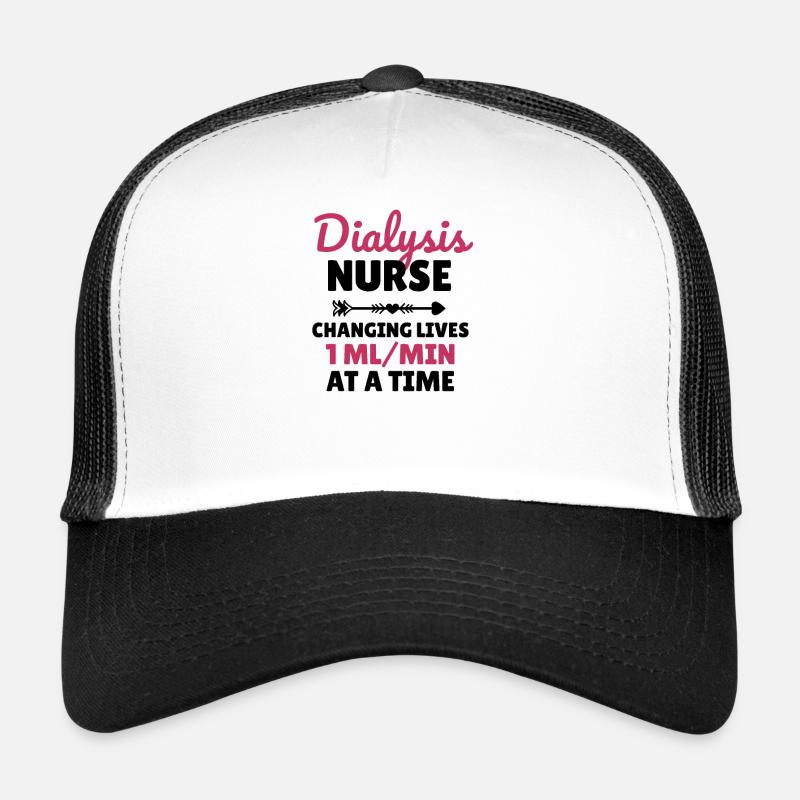Dialyse Infirmière Néphrologie Soins de dialyse Casquette trucker 
