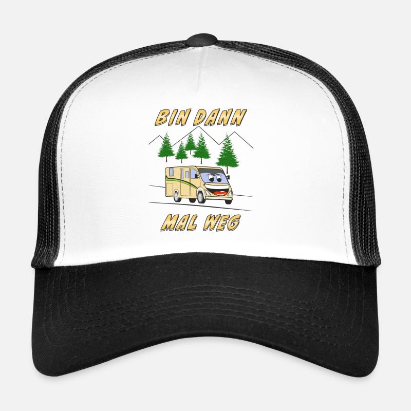 CAMBINGMOBIL BIN DANN MAL WEG Trucker Cap