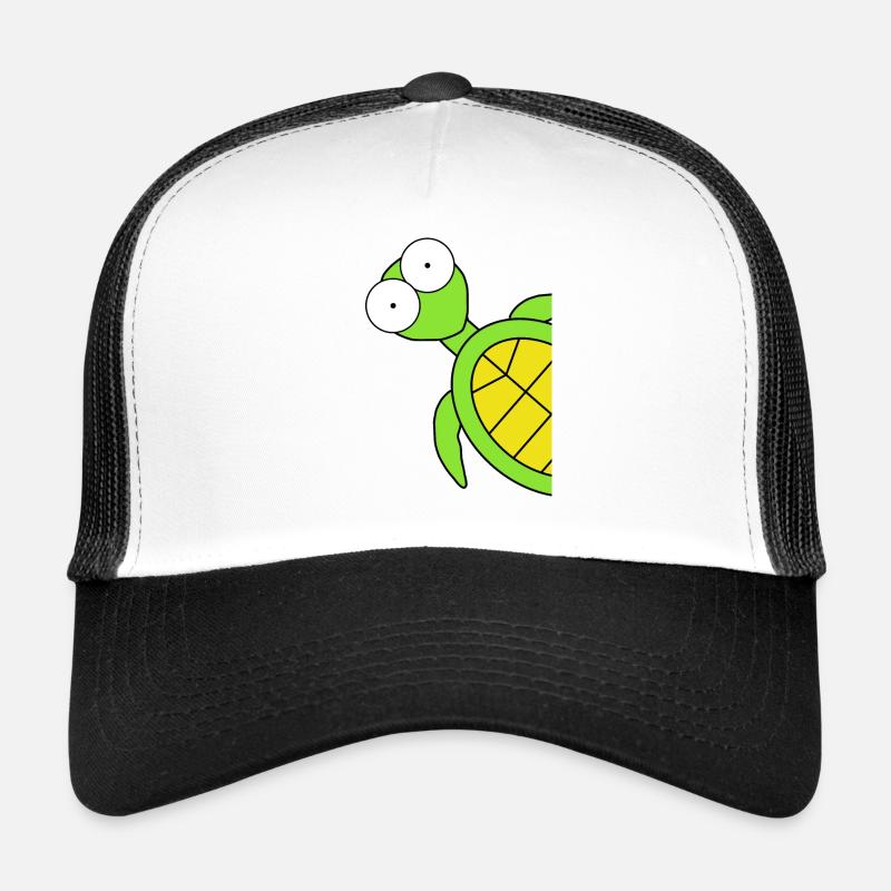Funny Comic Turtle, Turtles, Reptiles Trucker Cap