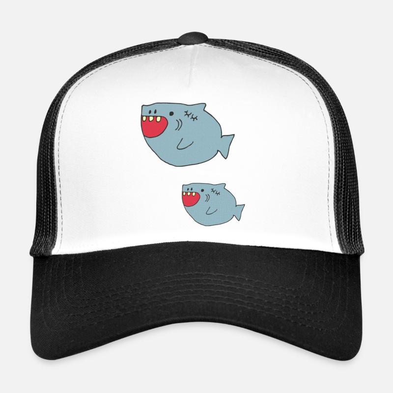 requin père et fils Casquette trucker 