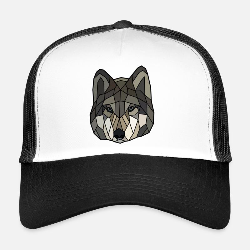 Wolf blanko Casquette trucker 