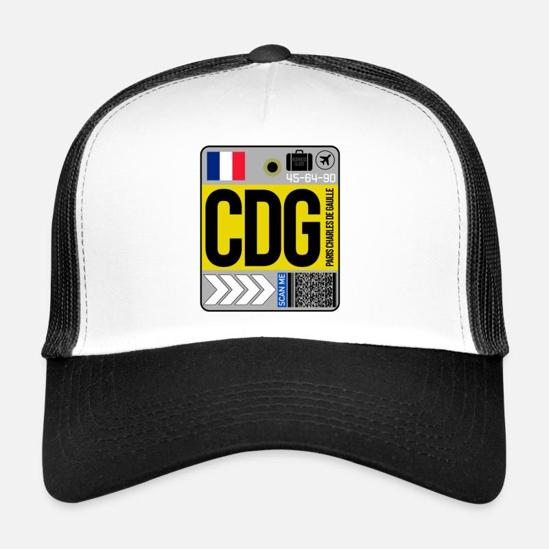Paris Charles De Gaulle Casquette trucker 