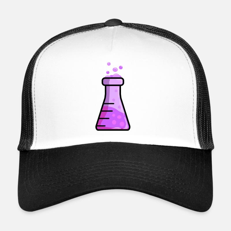 Chemie - Trucker Cap - Weiß/Schwarz