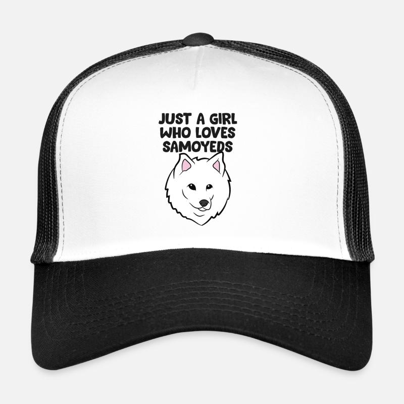 Samojeden-Mädchen Nur ein Mädchen, das Trucker Cap