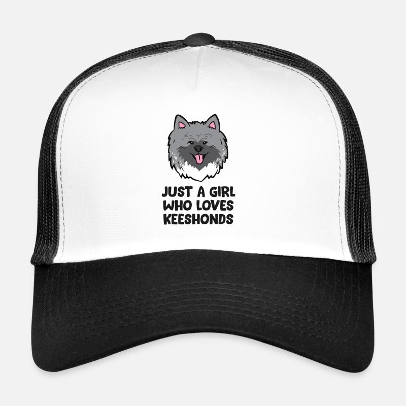 Süßer Keeshond Nur ein Mädchen, das Keeshonds Trucker Cap