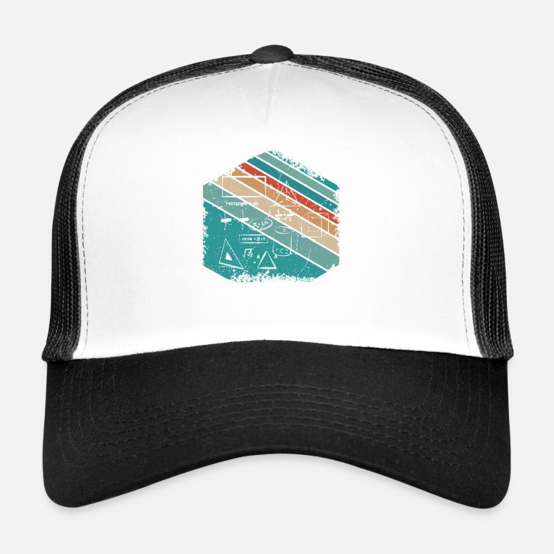 Math Teacher Mathematics Design Trucker Cap