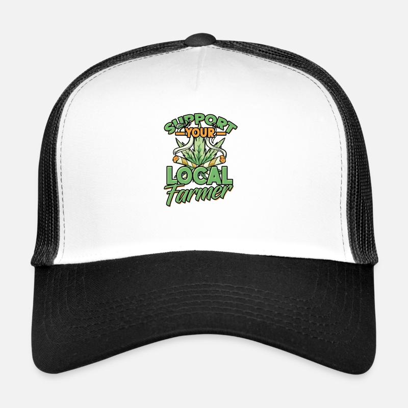 Support your local farmer – Cannabis, weed pot Trucker Cap