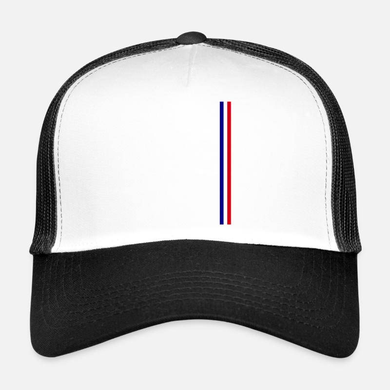 Drapeau français - bleu blanc rouge Casquette trucker 