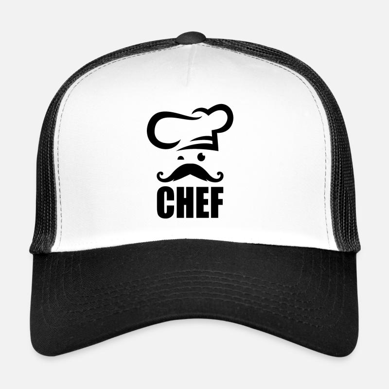 Chefkoch - Koch mit Schnurrbart Trucker Cap