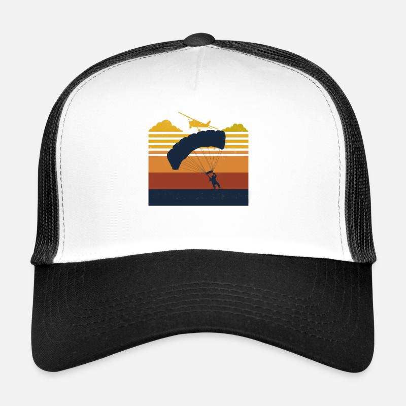 Skydiving Skydiving gift - Trucker Cap - white/black