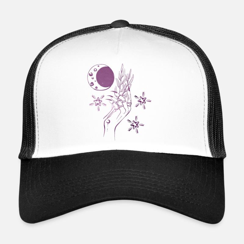 Witch Hand Magic Power Mystic ametyst lilac Trucker Cap