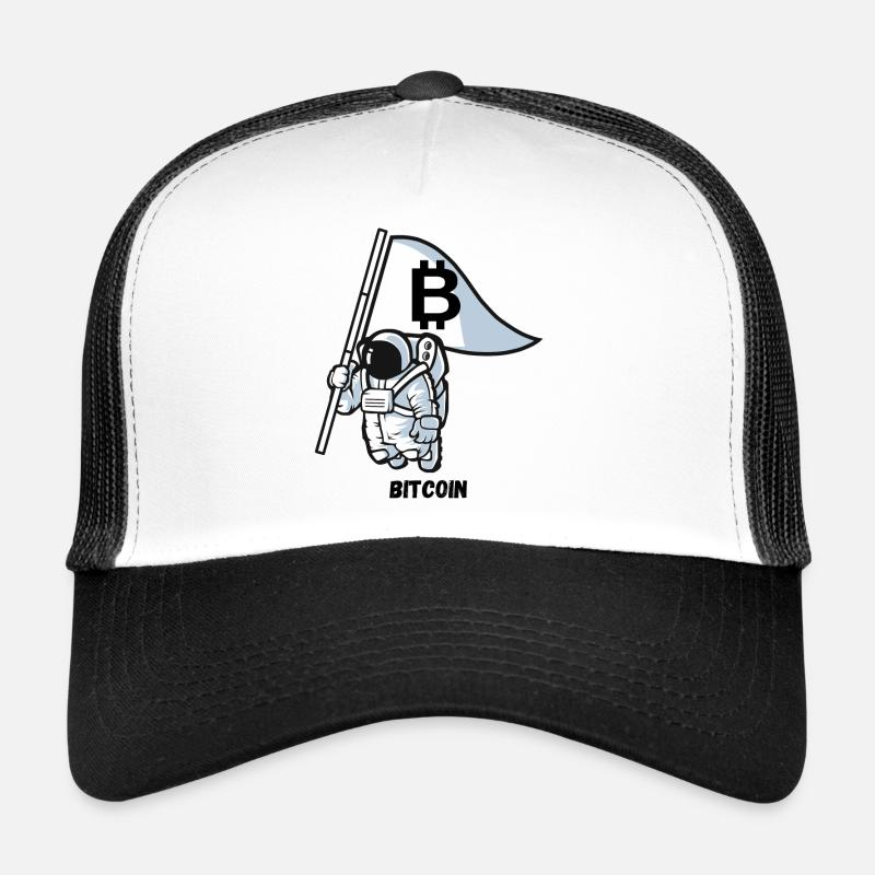 Bitcoin - Trucker Cap - Weiß/Schwarz