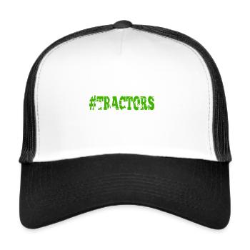 Tractor Tractor Tractor Trekker Gift - Trucker Cap - white/black - Front