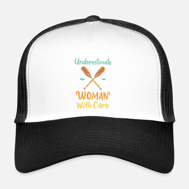 Aviron Rameur - Casquette trucker - blanc/noir