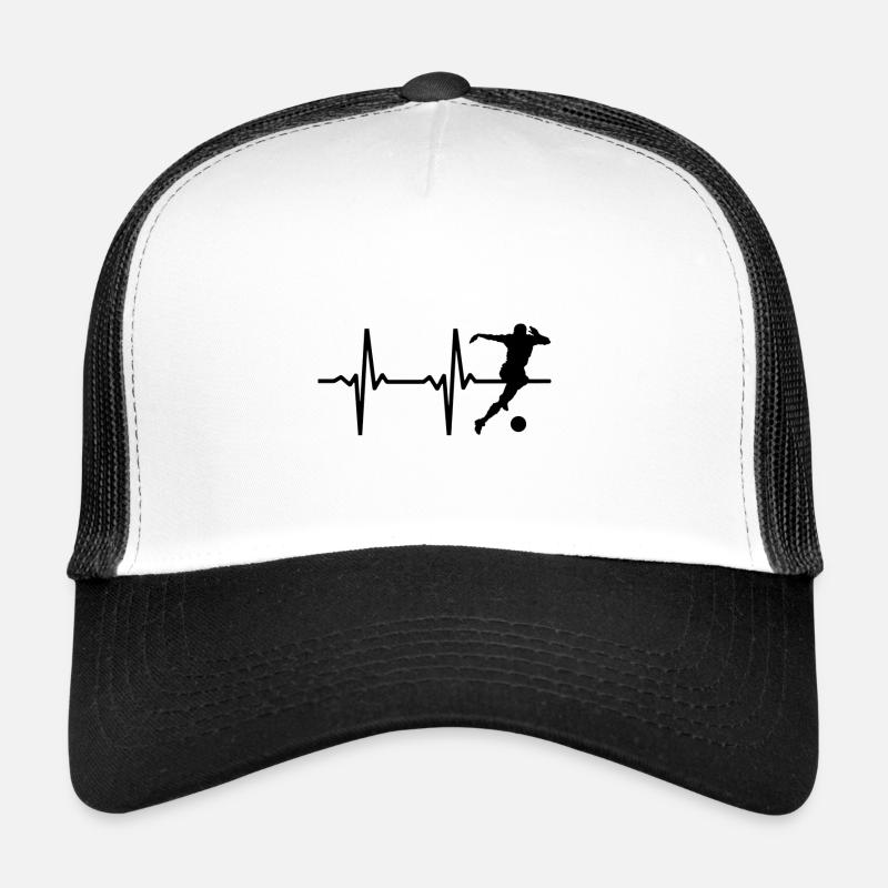 Fußball Liebe - Trucker Cap - Weiß/Schwarz