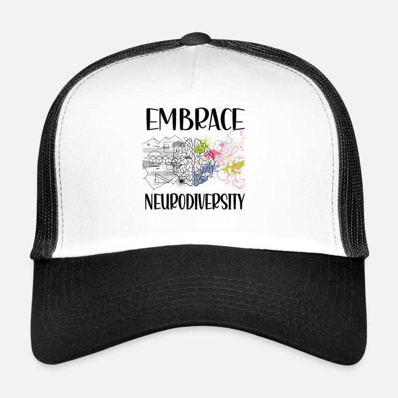 Neurodiversité Autisme TDAH Neurodiversité TSA Casquette trucker 