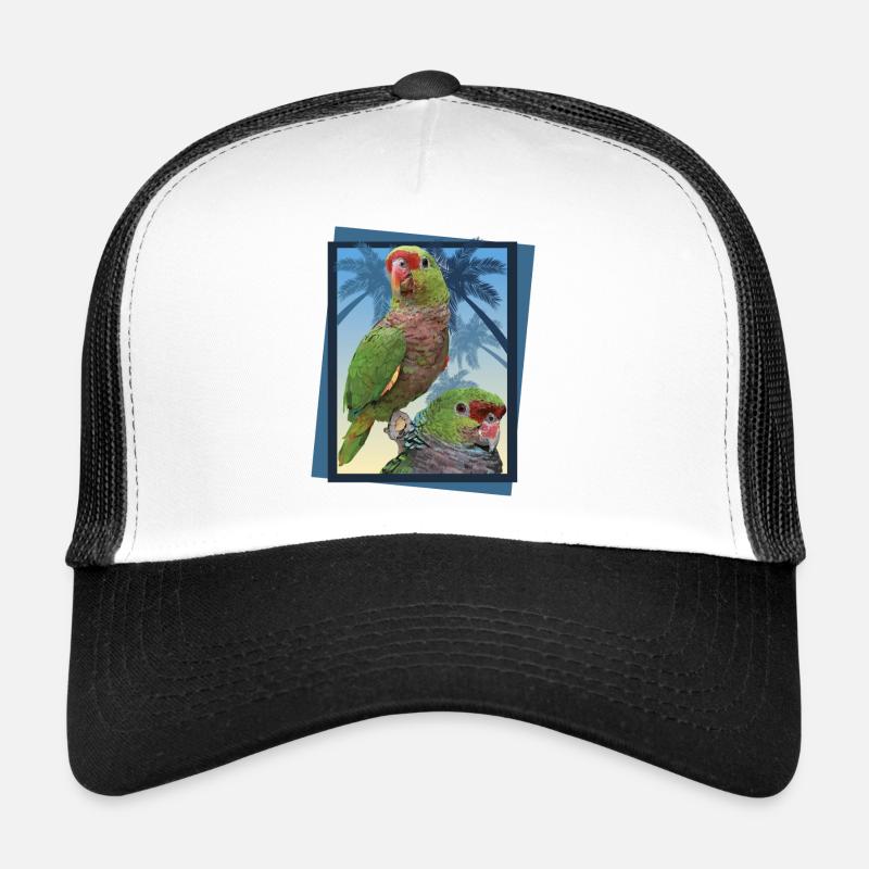 Perroquet vineux Casquette trucker 