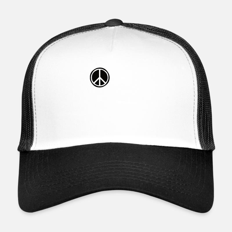 Hippie Peace Peace Sign Peace Trucker Cap