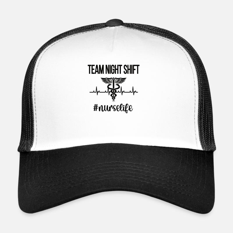 Team Nachtschicht Krankenpfleger Krankenschwester Trucker Cap
