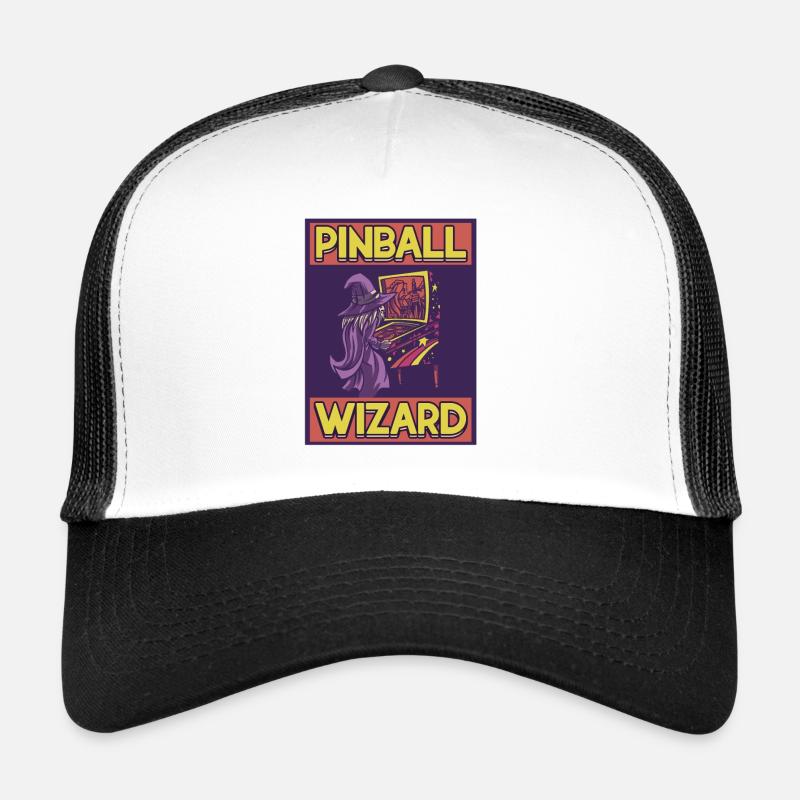 Pinball Wizard Pinball Machine Arcade Game Trucker Cap