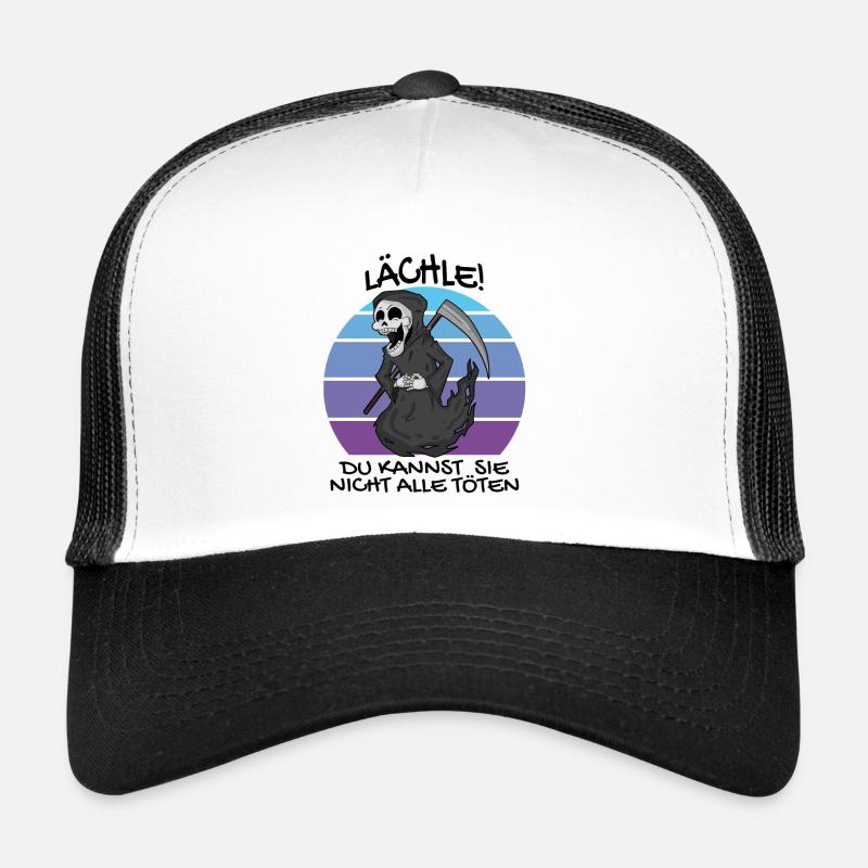 Sarkastisch provozierend Provokation - Trucker Cap - Weiß/Schwarz