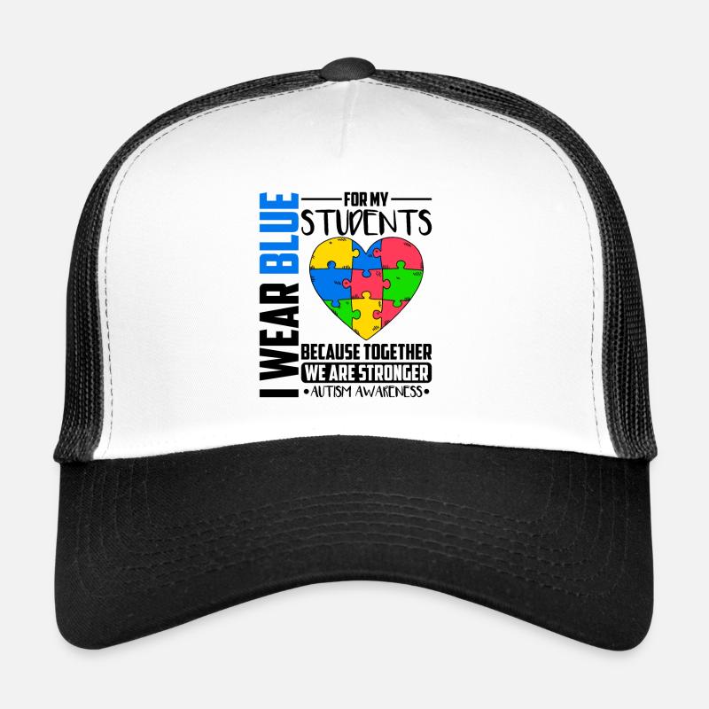 Autism Autism autistic Autism Trucker Cap