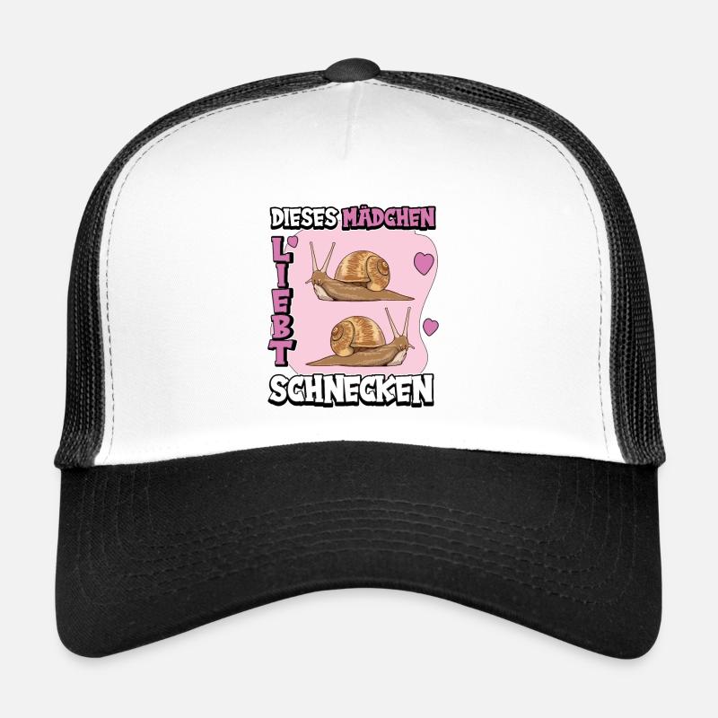 Dieses Mädchen liebt Schnecken Trucker Cap
