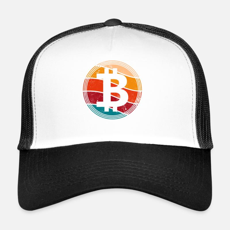 Bitcoin - Trucker Cap - Weiß/Schwarz
