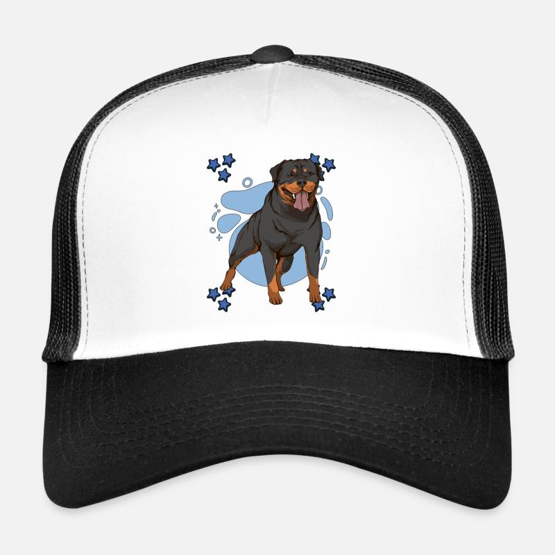 Rottweiler Blue Design Trucker Cap