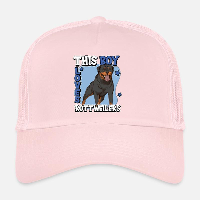 Rottweiler This Boy Loves Rottweilers Casquette trucker 