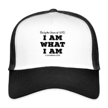 Jesus, Jesus, Jesus Christian Christian Christian - Trucker Cap - white/black - Front