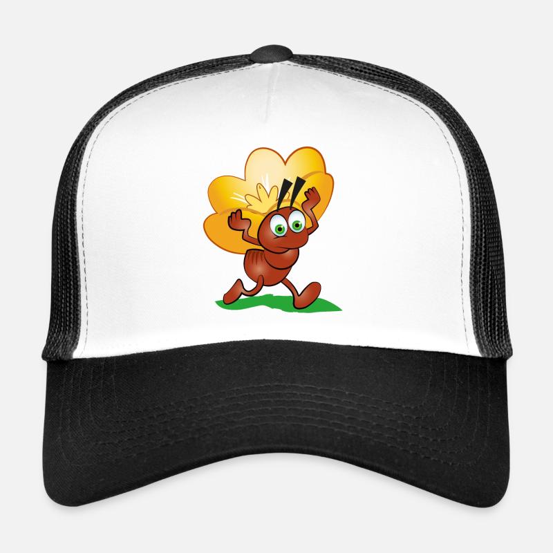 Ameise mit einer Blume Trucker Cap