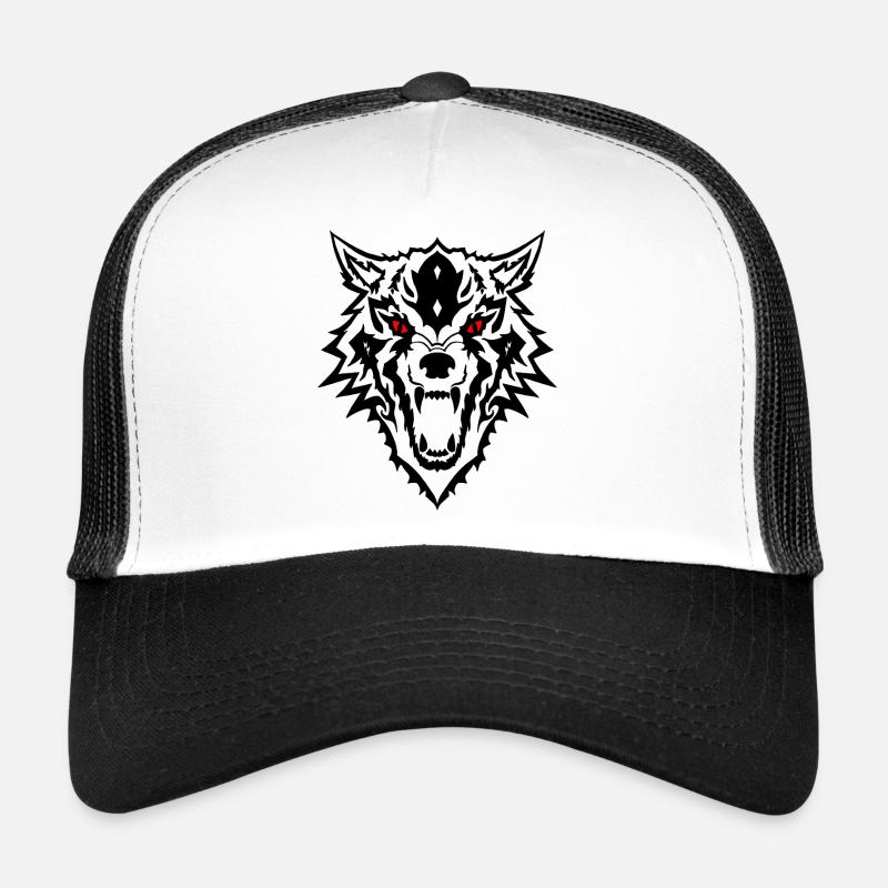 Wolf's head Trucker Cap