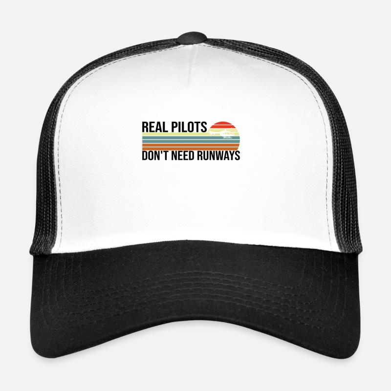 Helicopter Pilot Helicopter Trucker Cap