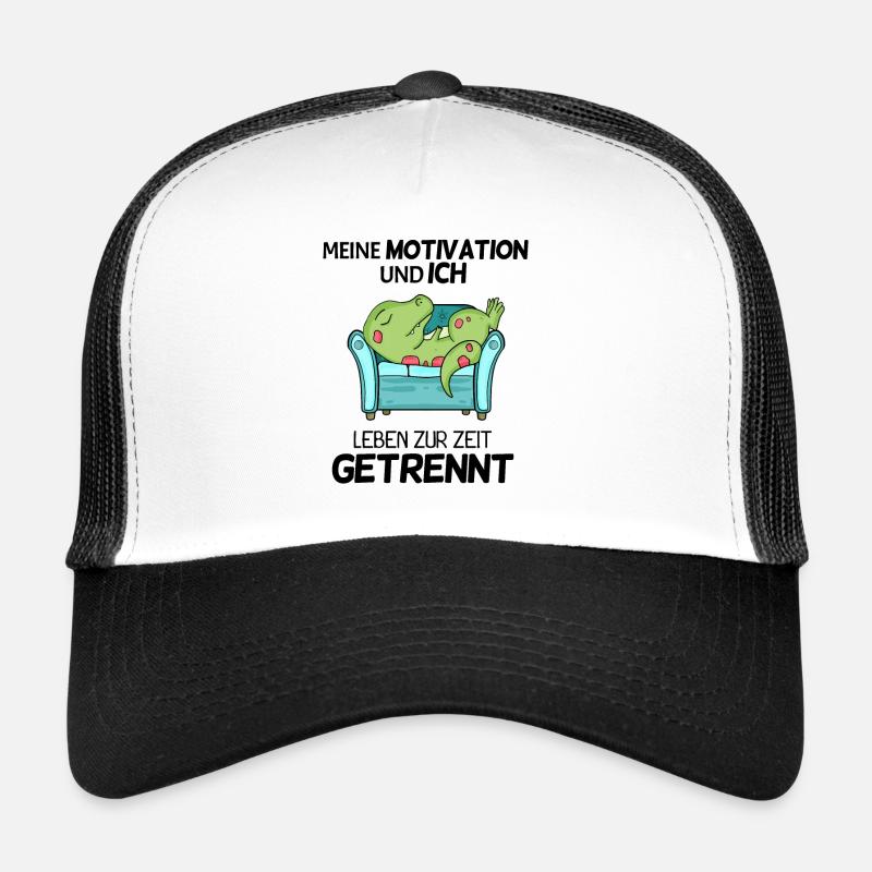 Keine Motivation - Trucker Cap - Weiß/Schwarz
