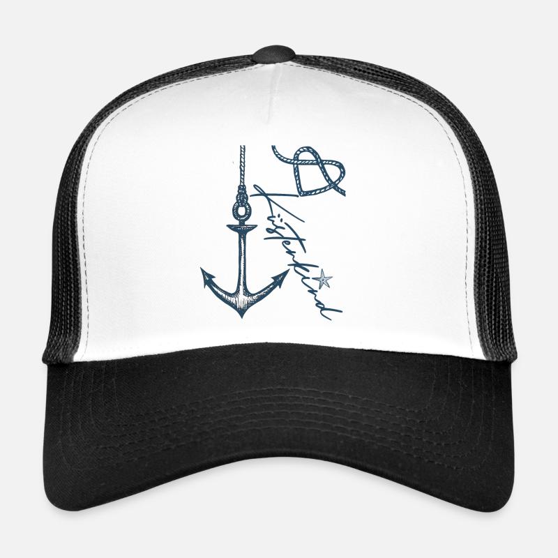 küstenkind - Trucker Cap - Weiß/Schwarz