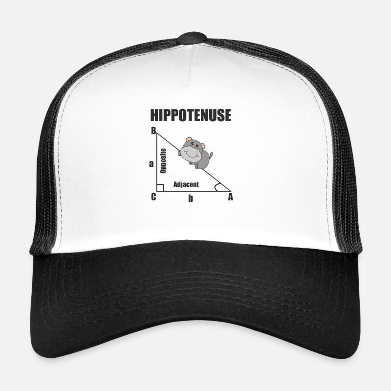 Nerd Géométrie Hippotenuse Hypotenuse Mathe Casquette trucker 