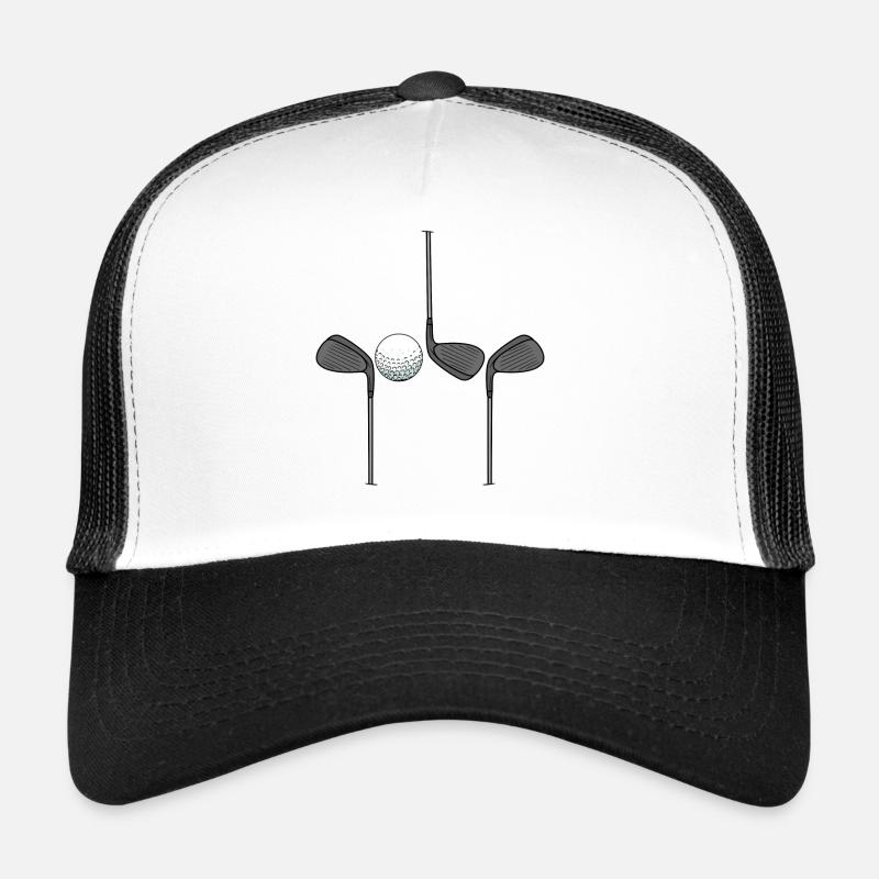 Golfschläger Golfspieler Trucker Cap