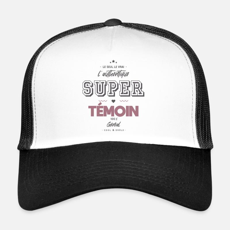 L authentique super témoin Casquette trucker 