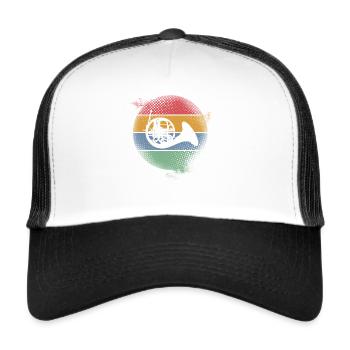 Waldhorn - Trucker Cap - Weiß/Schwarz - Vorne